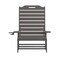 Merrick Lane Gaylord Adjustable Adirondack Lounger with Cup Holder- All-Weather Indoor/Outdoor HDPE Lounge Chair